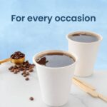Disposable & Leakproof Party Paper Cups | Eco Friendly & Biodegradable Glass | Ideal for Home, Office & Travel (100 Pcs) 150 ml