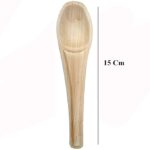 Export Quality Spoon Extra Sturdy and Big | Pack of 50| 15-cm Designer Disposable Areca Leaf Spoon Eco-Friendly and Biodegradable