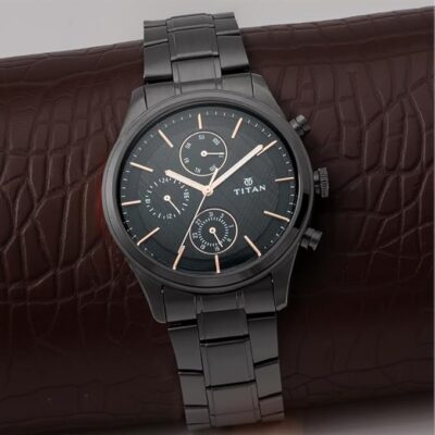 Titan Neo Iv Analog Black Dial Men's Watch NM1805NM01/NN1805NM01/NP1805NM01
