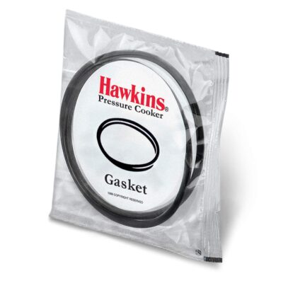 HAWKINS Rubber Gasket Sealing Ring for 2-4 L Pressure Cookers (Black) - Set of 2