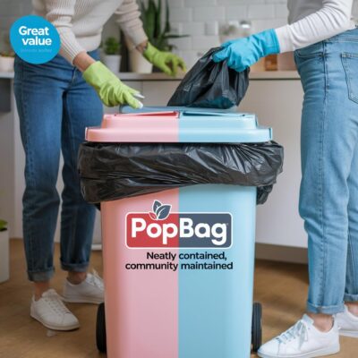 Great Value Garbage Bags | XL - 30 X 37 | 15 Bags X 4 Rolls | 60 Counts | Black | Home and Office Multi Purpose Use | Wet And Dry Both