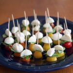 Bamboo Wooden Toothpicks Safe Round Clear Storage, Party Catering Fruit Cocktail Dessert Art Craft Teeth Cleaning (50)