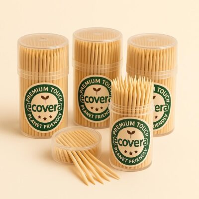 Compact and easy to store, these toothpicks are ideal for home, office, restaurants, or parties. Hygienic, practical, and disposable, this set ensures you always have toothpicks on hand for everyday use or entertaining guests
