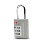 Samsonite 3-Dial Combination Lock, TSA Approved Travel Lock, Light Grey, Light Gray, Samsonite Lock and Security Accessories