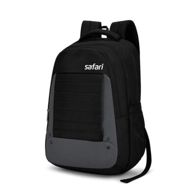 Safari Spade 34L Formal Laptop Backpack with Raincover, Antitheft Pocket, 3 Compartments, Front Pocket, Smart Trolley Sleeve, Office Bag, College Backpack, Travel Bag, School Bag