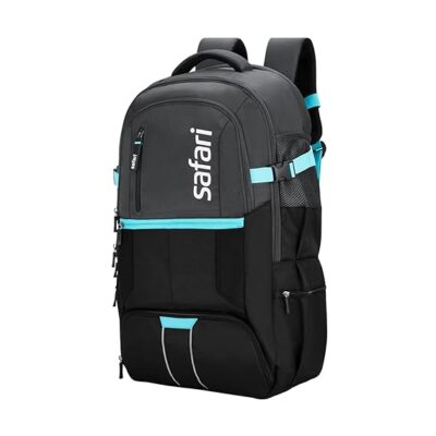 Safari Hulk Rucksack Laptop Bag with a Shoe Pocket, 2 Compartments, Compression Straps, Large Size Travel Bag, Ideal for 3-4 Days Staycations, Hiking, Trekking, Outdoor Activities