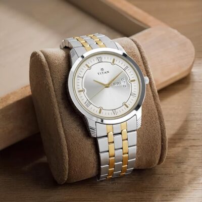 Titan Karishma Analog Silver Dial Men's Watch NM1774BM01/NN1774BM01/NP1774BM01