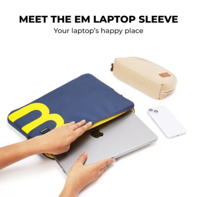 Mokobara The Em Laptop Sleeve Compatible with 14 & 15.6" inch Laptop, MacBook & Notebook | Padded Laptop Compartment with Luggage Sleeve (14 Inch, We Meet Again Sunray (Limited Edition))