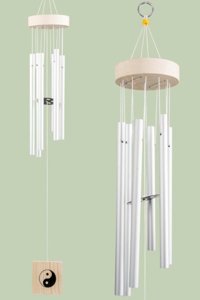 ARM Nest Wind Chime | Wind Chimes for Balcony | Wind Chimes for Home Positive Energy (Silver)