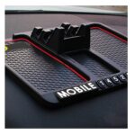 moxly Car Accessories Anti-Slip Car Dashboard Mat & Mobile Phone Stand Holder Mount, Mobile Number Plate for Car, Non-Slip Sticky Rubber Pad for Smartphone, GPS Navigation, Toys, Coins.