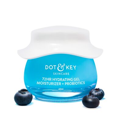 Dot & Key 72Hr Hydrating Gel Moisturizer with Hyaluronic Acid & Probiotics | For Normal to Oily Skin
