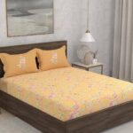 Portico New York Super King Size Flat Bedsheet with 2 Pillow Covers Cadence 12
