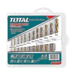 TOTAL 12-Piece HSS Twist Drill Bit Set – TACSD0125