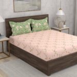 Portico New York Super King Size Flat Bedsheet with 2 Pillow Covers Cadence 15