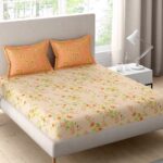 Portico New York Double Bedsheet Set with 2 Pillow Covers (224x254CM) (Sparkle 10)
