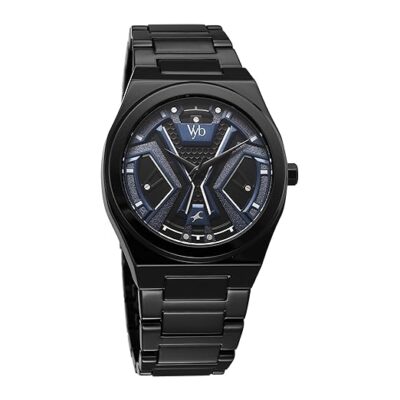 Fastrack Vyb Limitless Quartz Analog Blue Dial Watch for Men