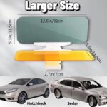 2-in-1 HD Car Sun Visor for Day & Night | Anti-Glare, UV Blocking, Anti-Dazzle Windshield Shield | Clear Vision Sunshade for Safe Driving, Polarized Car Accessory