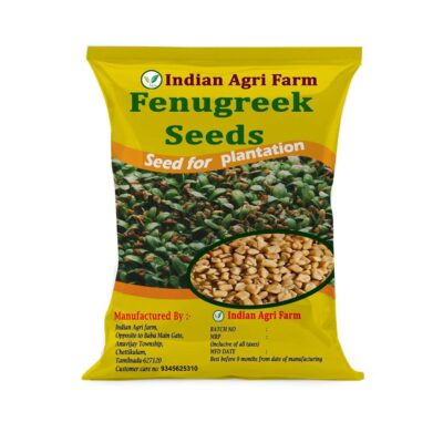 Fenugreek (Methi) Cultivation Seeds - 1 Kg - for Green Leaves/Seed Production for Outdoor & Indoor Cultivation.