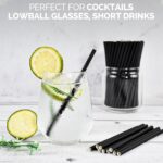 Comfy Package Paper Straws 6MM [200 Pack] # World's No.1 Paper Straw Brand with Food Grade Paper