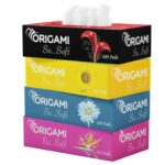 2 Ply Facial Tissue Box | Car Tissue - Pack of 4 (100 Pulls Per Box, 400 Sheets (800 sheets)