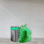Garbage Bags | Medium | 90 Count | 30 Bags X 3 Rolls | For Wet Waste | Green
