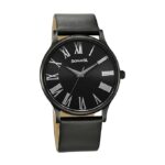 Sonata Aspire Quartz Analog Black Dial Leather Strap Watch for Men-NS77105NL08W/NT77105NL08W