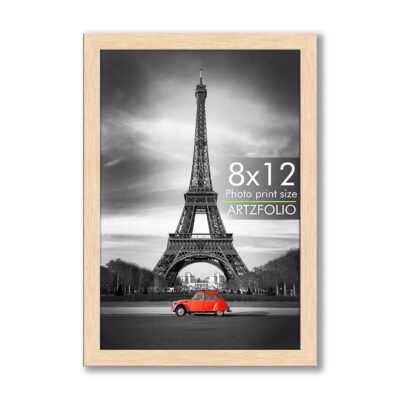 ArtzFolio Wall & Table Photo Frame | 8x12 Inch (20x30 cm) Natural Brown | Collage Frame for Living Room, Bedroom, Home & Office Decoration (D559)