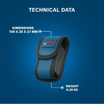 Bosch GLM 40 Pouch Professional – Durable, Long-Lasting Tool Part with Compact Design (10 x 2 x 2.7 cm, 28g) – Ideal for Everyday Use, Properly Packaged