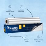 Silver Aluminum Foil for Food Packing 25m with 11 Micron Thickness | Keeps Food Warm and Hygienic | Ideal for Storing, Packing, Wrapping, and Serving - 265g
