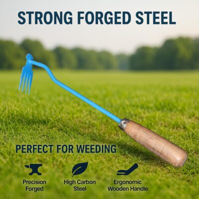 Weed Remover Tool, Grass Cutter, Weeder, Used for Gardening, Agriculture, Plant Removing, & Farming, Forged Manganese Steel with Handle (1 Pc)