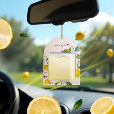 Gel Wink Hanging Car Perfume - Berry, Lemon, Sandalwood | pack of 3 | Long-Lasting Gel Based Car Air Freshener | Car Accessories | Last Up to 30 Days