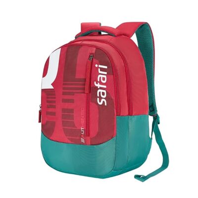 Safari Casual Backpacks 2 Compartments, Front Pocket, Bottle Holder, School Bags For Boys & Girls, College Bag For Unisex, Ideal For School, College, Office & Travel,Multicolor