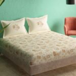Portico New York Super King Size Flat Bedsheet with 2 Pillow Covers Cadence 7