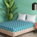 Portico New York Marvella Printed Cotton 144TC Double Bedsheet with 2 Pillow Covers(224X254CM)
