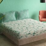 Portico New York Super King Size Flat Bedsheet with 2 Pillow Covers Cadence 2