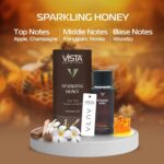 Premium Car Perfume | Sparkling Honey 50 ml | Long Lasting Car Air Freshener Luxury Perfume | 600+ Sprays | Hanging Freshener Air Purifier