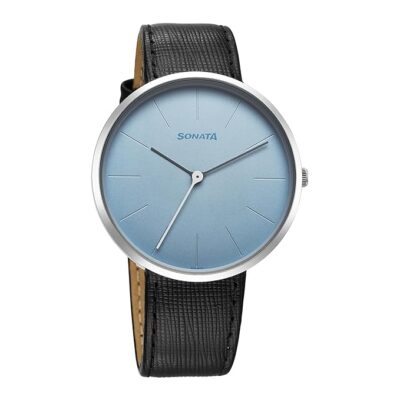 Sonata Ascent Quartz Analog Blue Dial Watch for Men