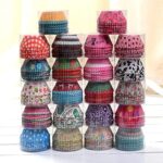 Royals Fancy Color Muffin Paper Cups, 300 Pieces, Multicolor