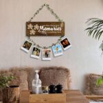 Sehaz Artworks Hanging Photo Frames with Clips & Rope | Wall Decoration for Living Room, Bedroom & Kids Room | Unique Home Décor & Gift Item