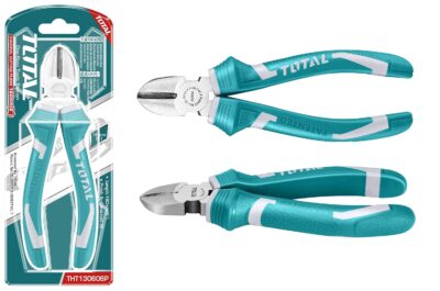 MR LIGHT TOTAL Iron Diagonal Cutting Pliers (Multicolor, Large)