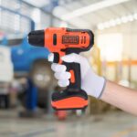 BLACK+DECKER LD12SP 12V 10mm Li-ion Cordless Variable Speed Reversible Drill Machine Driver with 10 Screwdriver & 2 Drill Machine Bits for Home & DIY Use, 1 Year Warranty, ORANGE & BLACK
