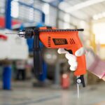 BLACK+DECKER HD555KMPR-B1 13mm 550Watt Hammer Drill and Hand Tools Kit for Home, DIY and Professional use -100 pc