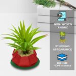 Sustainable 10x3 GEO Grow Bag (Pack of 1) for Terrace Garden, Vegetables & Herbs Premium Gardening GEO Fabric 400 GSM Maroon Plant Bags UV Resistance