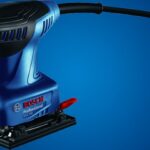 Bosch GSS 140 Electric Orbital Sander, 220W, 14,000 rpm, 28,000 opm, Oscillating Dia. 1.5 mm, 101 x 112 mm Sanding Plate, Multi Grip, Low Vibration, 1.2 Kg + 3 Bosch sanding sheets, 1 Year Warranty