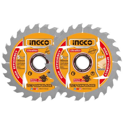 INGCO Saw Blade Set, TCT Saw Blade Suitable for Circular Saw, for Wood Metal Tile Cutting