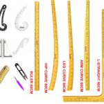 Kitoarts Tailoring Kit – Wooden Measuring Scales & Tailoring Tools for Fashion Designers