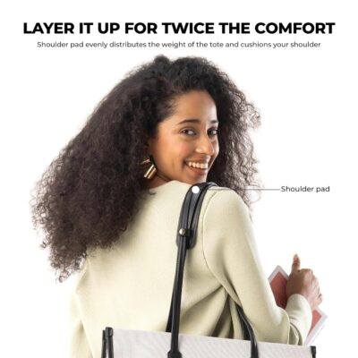 MOKOBARA The Skye Tote Bag | Fits Upto 14" Laptop | Lightweight | Perfect for Work and Daily Use | Laptop Sleeve | Organizational Pocket | Office Bag for Women (Still Loading 2.0) (Still Loading 2.0)