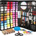 FELTHOUSE 206 Pcs Premium Sewing Kit | Complete Tailoring & Thread Box Set | Ideal for Home, Travel & DIY Hand Sewing