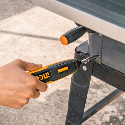 Ingco CSDLI0403 Cordless Screwdriver with 4V Lithium-Ion Battery Powered for Heavy-Duty Tasks