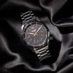 Sonata Poze Analog Quartz Black Dial Watch for Men